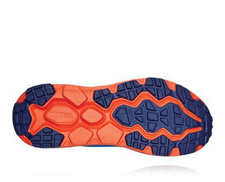 Hoka One One Mens Trail Shoes - Challenger ATR 5 - Blue - CSMJ36745